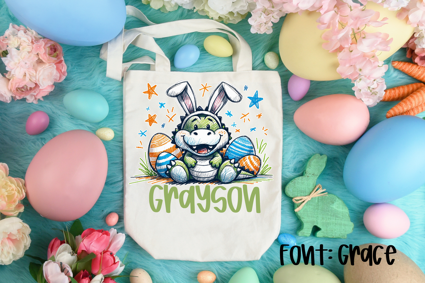 Kids Custom Easter Bag