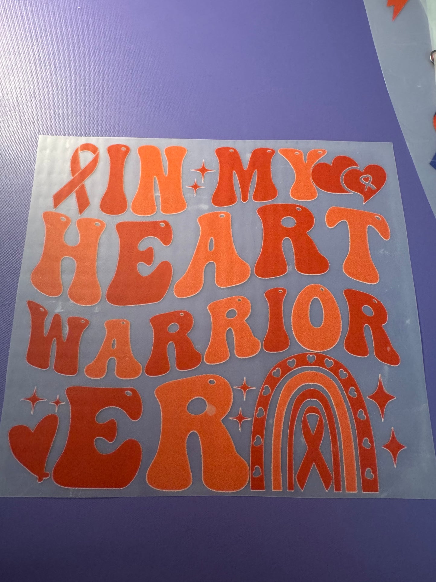 Toddler: In My Heart Warrior Era (Red)