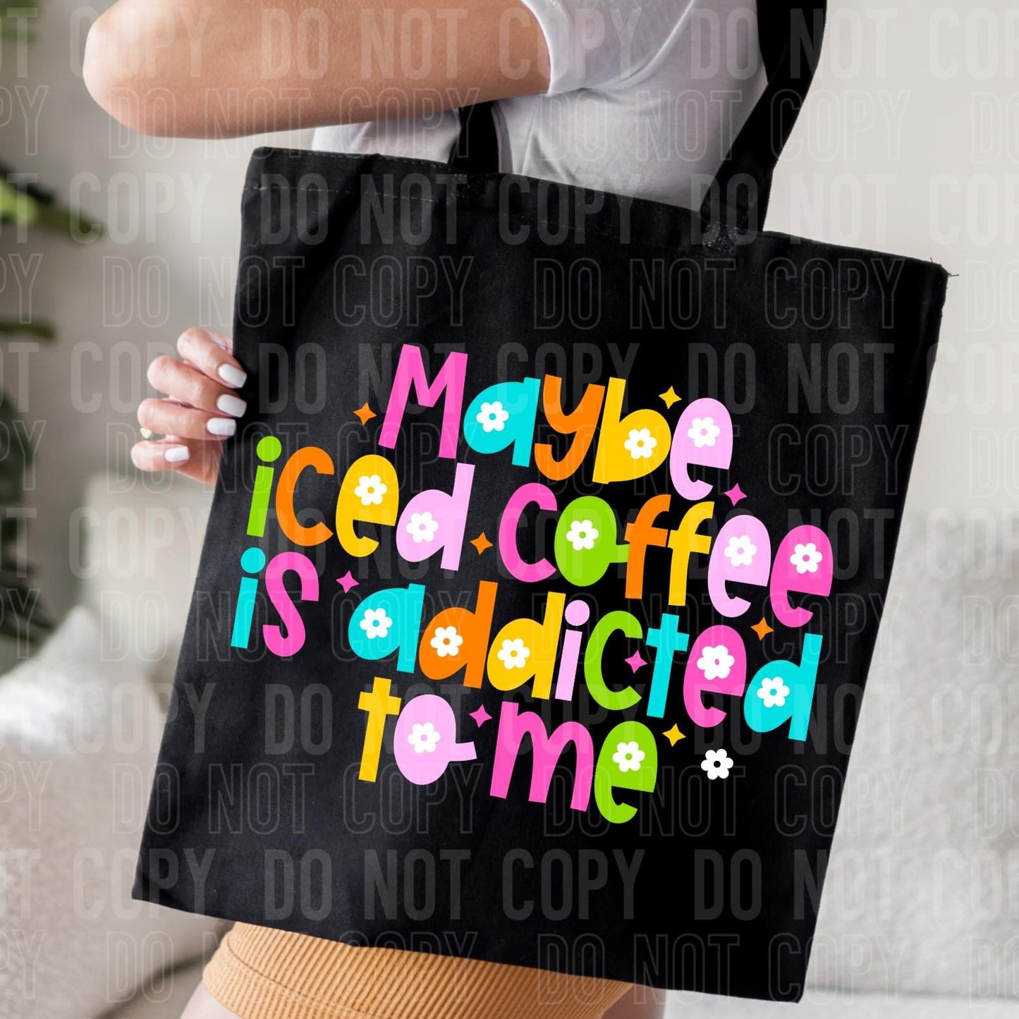 Maybe Iced Coffee Totebag