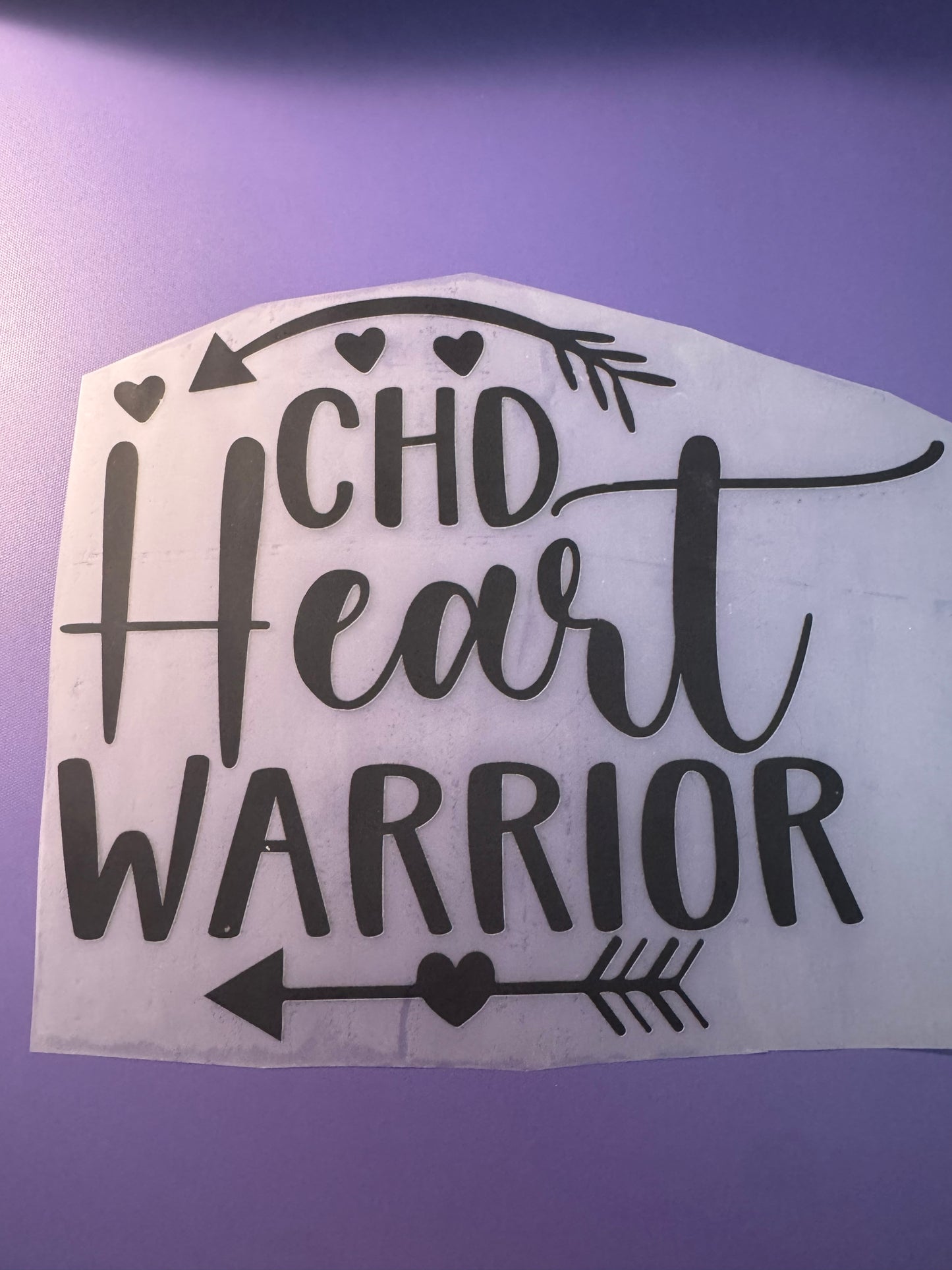 YOUTH: CHD Heart Warrior Black