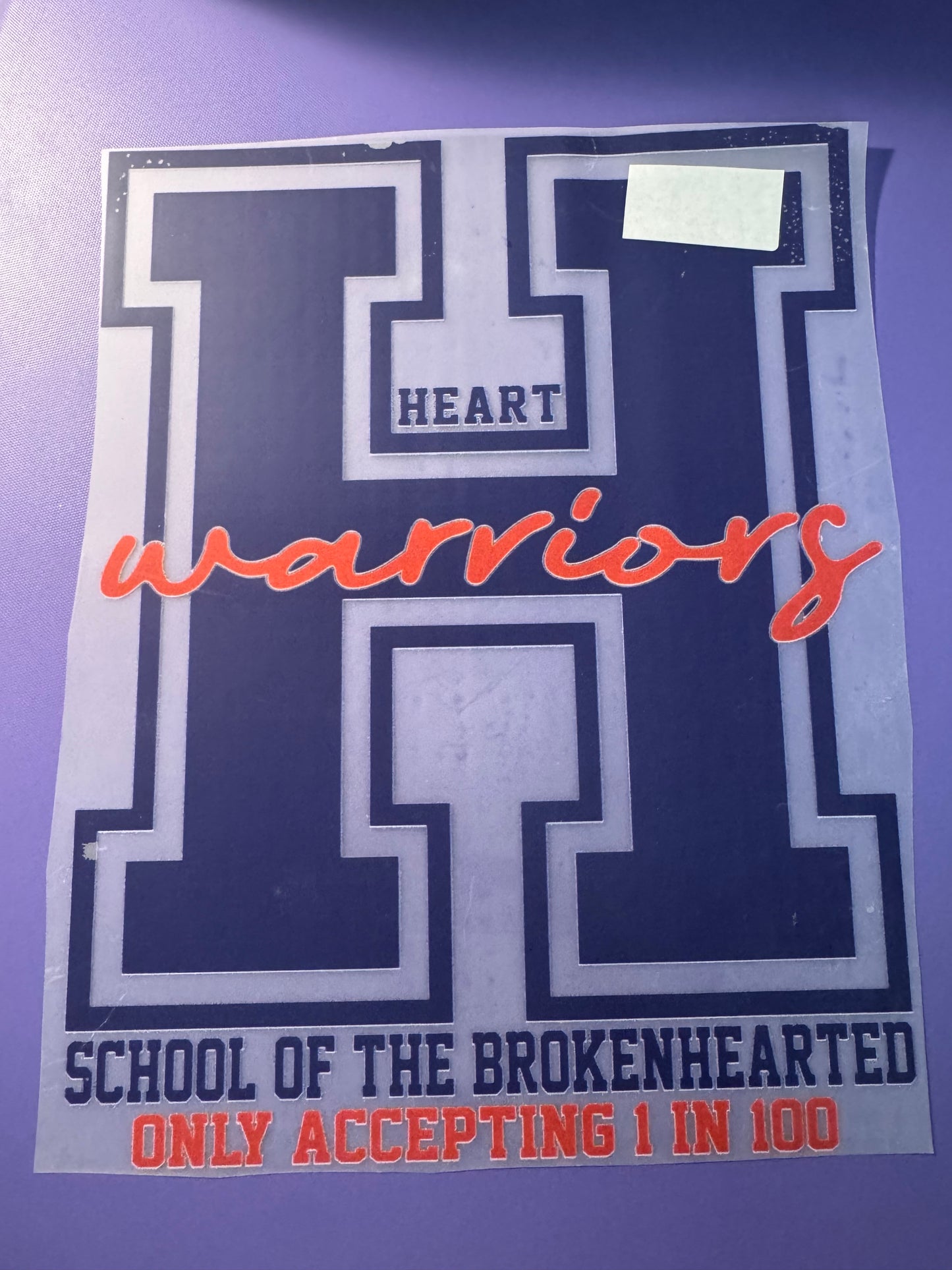 YOUTH: Team Heart Warriors School of the Brokenhearted Only Accepting 1 in 100