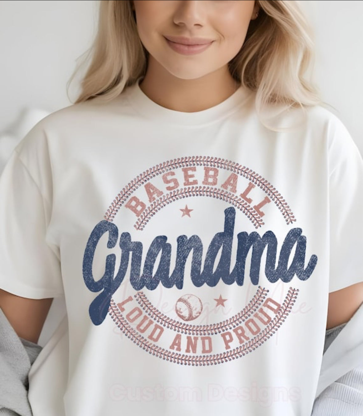 Baseball Grandma Loud and Proud