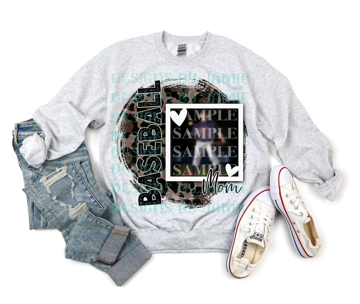Baseball Mom Custom Picture Apparel