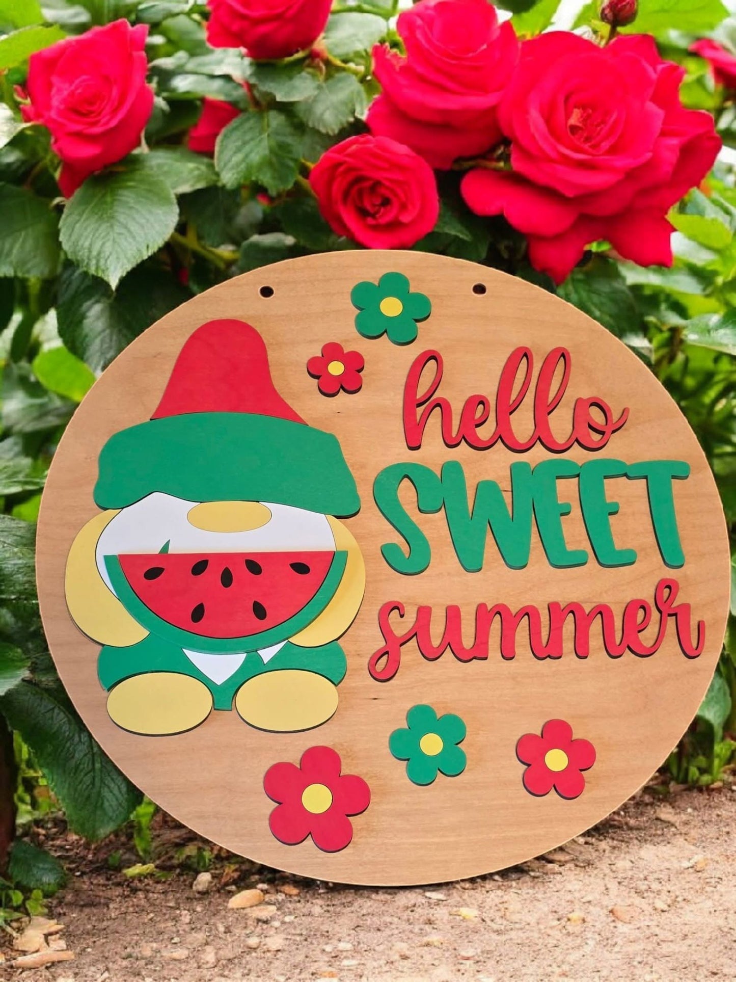 Hello Sweet Summer Door Sign