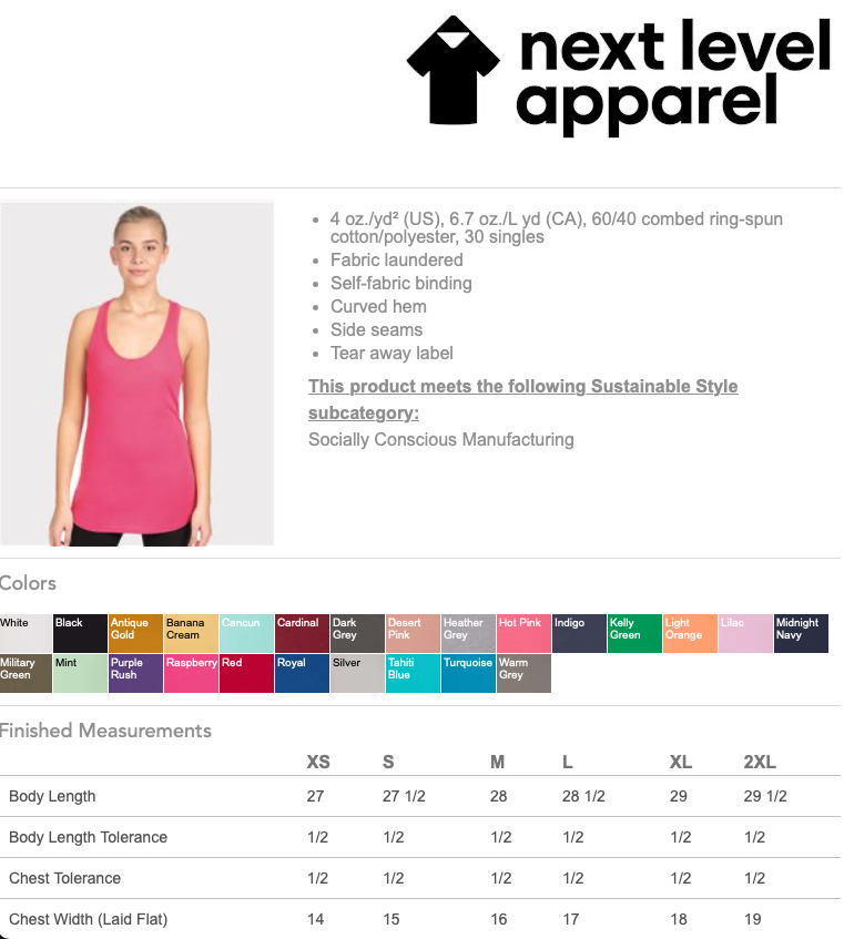 Business Logo Tank Top