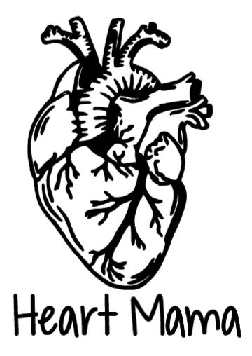 Heart Mama Car Decal