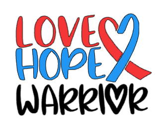 Love Hope Warrior Car Decal
