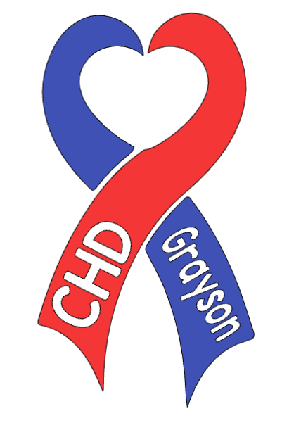 Personalized CHD Ribbon Car Decal