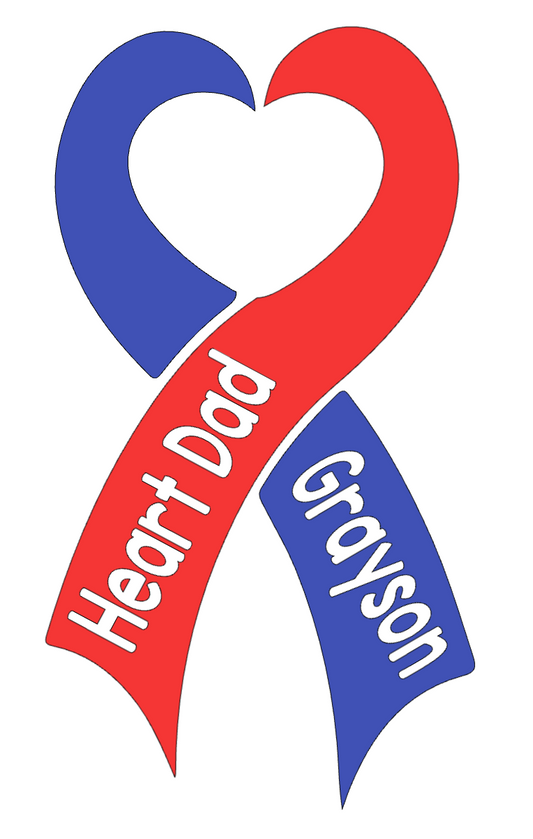 Custom: Heart ____ with Child's Name Car Decal