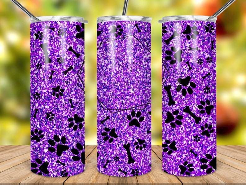 Purple Dog Glitter
