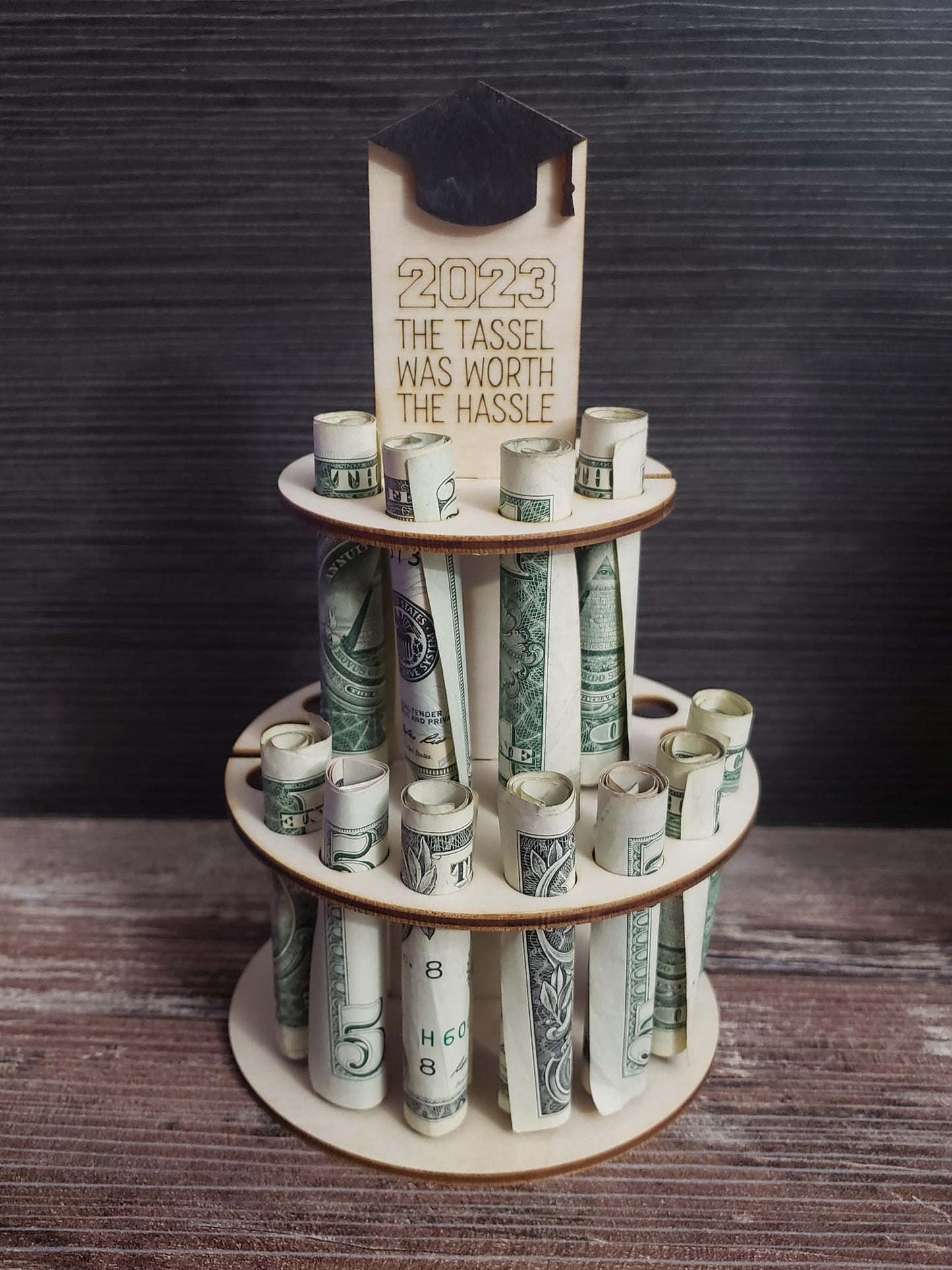 Money Graduation Cake