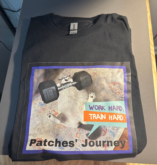 Patches' Journey Adult XL Black Long Sleeve Shirt