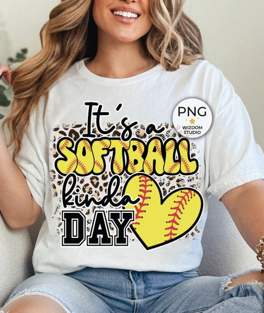 Softball Kinda Day - Kid/Adult Sizes