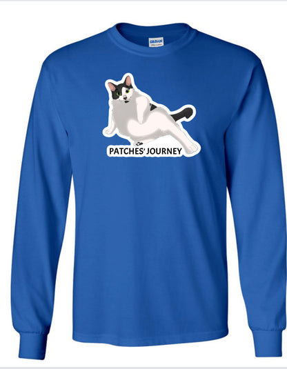 Patches' Journey Cartoon GQ Pose Long Sleeve Shirt