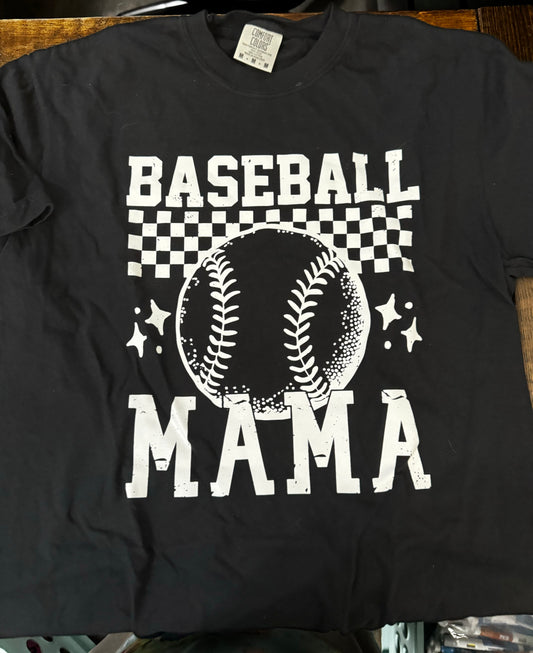 Baseball Mama - Comfort Colors size M