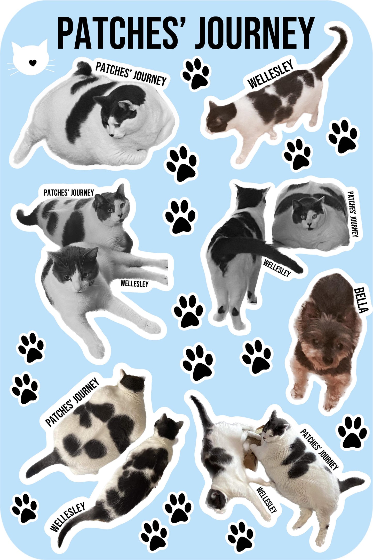 Patches and Friends Sticker Sheet