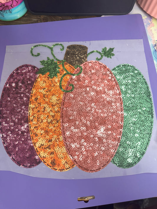 Glitter Pumpkins