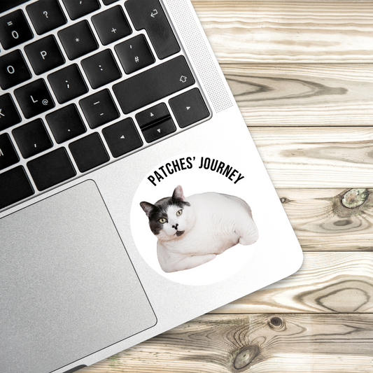 Patches' Journey Headshot 3" Vinyl Waterproof Sticker
