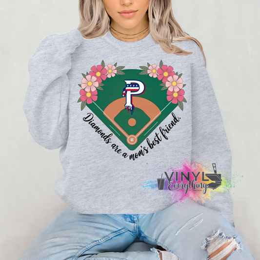 Diamonds are a Mom's Best Friend Crewneck/Hoodie