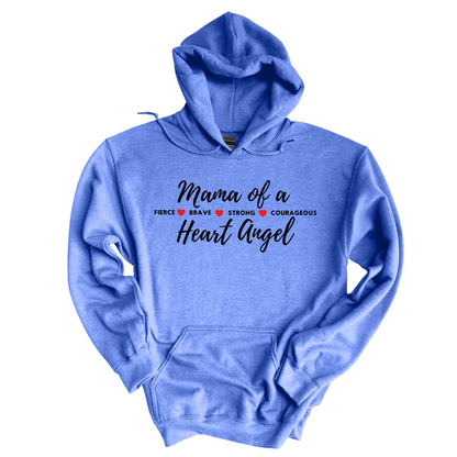 Mama of a Heart Angel Hoodie