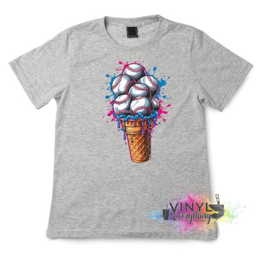 Ice Cream Baseballs
