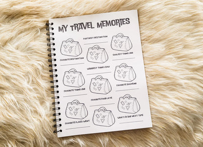 Kids Travel Planner Log