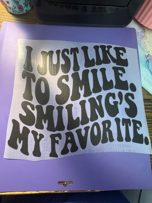 Smiling