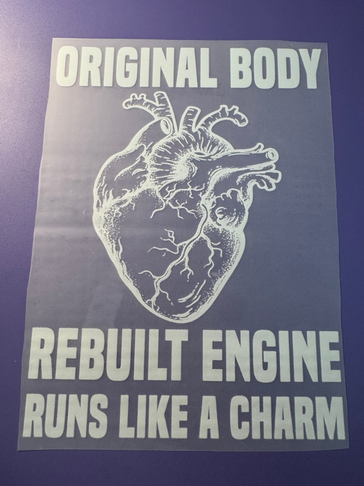 YOUTH: Original Body Rebuilt Engine (White)