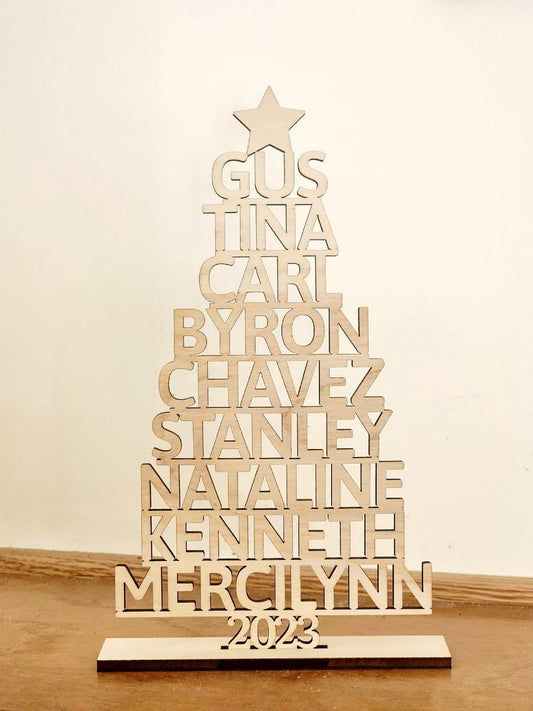 Christmas Name Stand