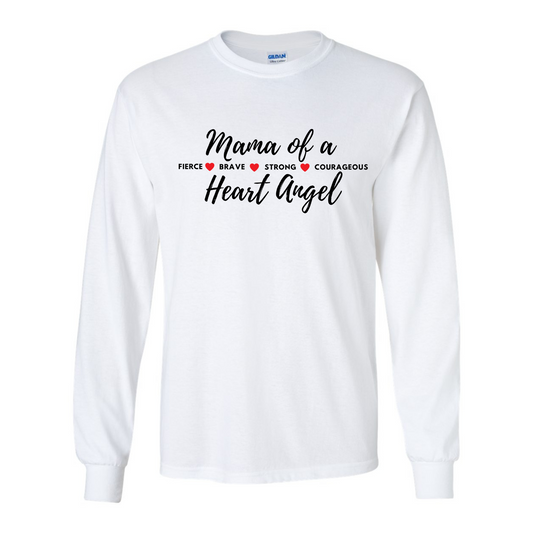 Mama of a Heart Angel Long Sleeve