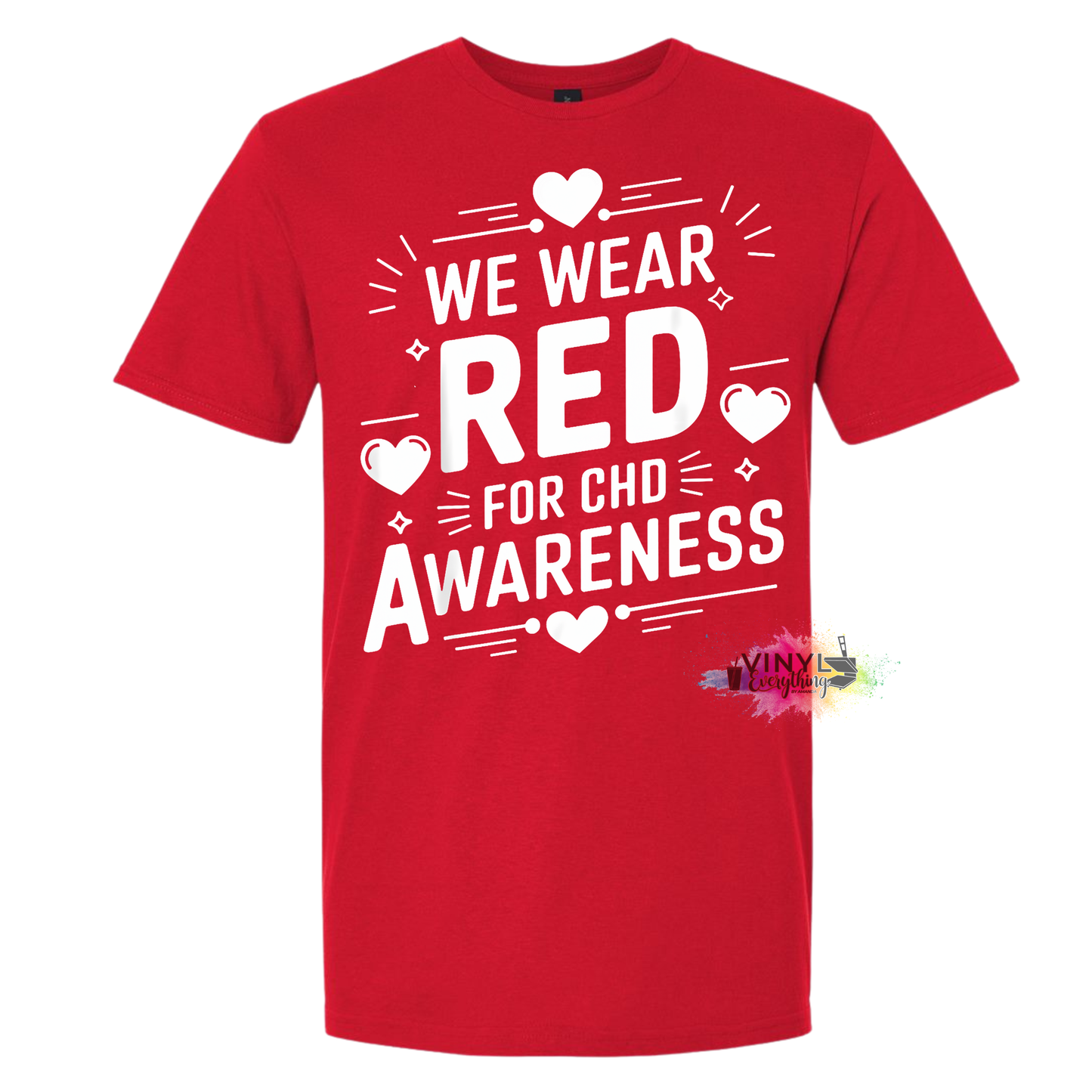 We Wear Red for CHD Awareness