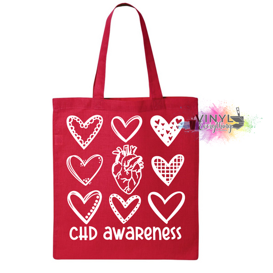 CHD Awareness Tote Bag