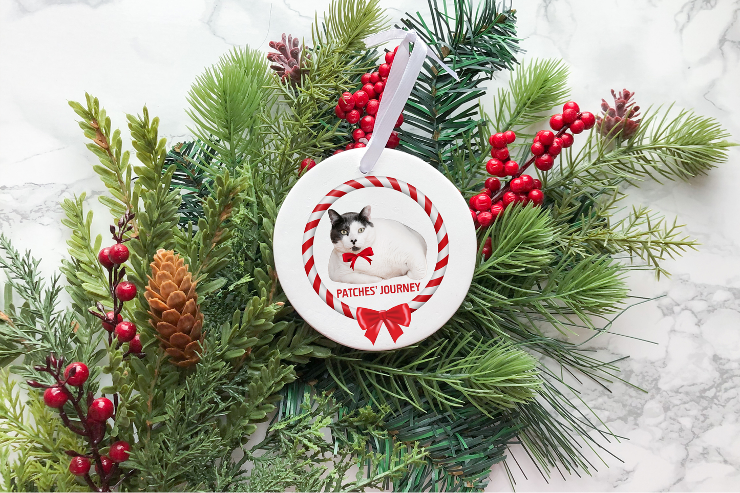 Patches' Journey Ceramic Ornament - 2 Designs