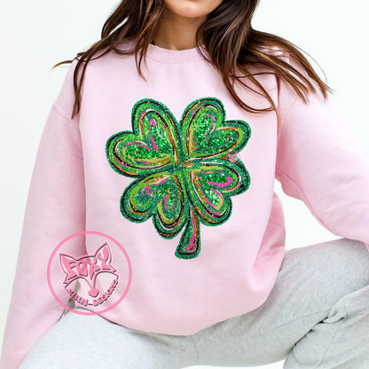 Glitzy Shamrock - All Sizes