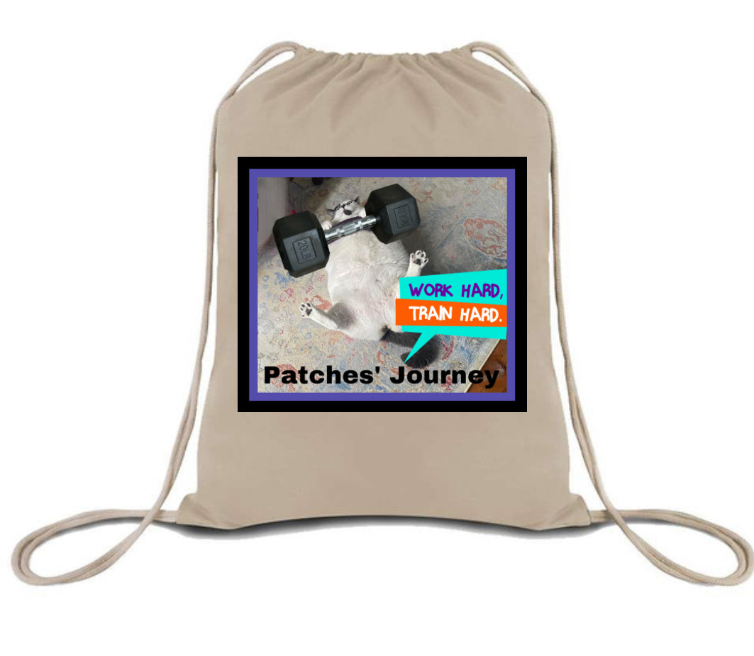 Patches' Journey WHTH Drawstring Bag