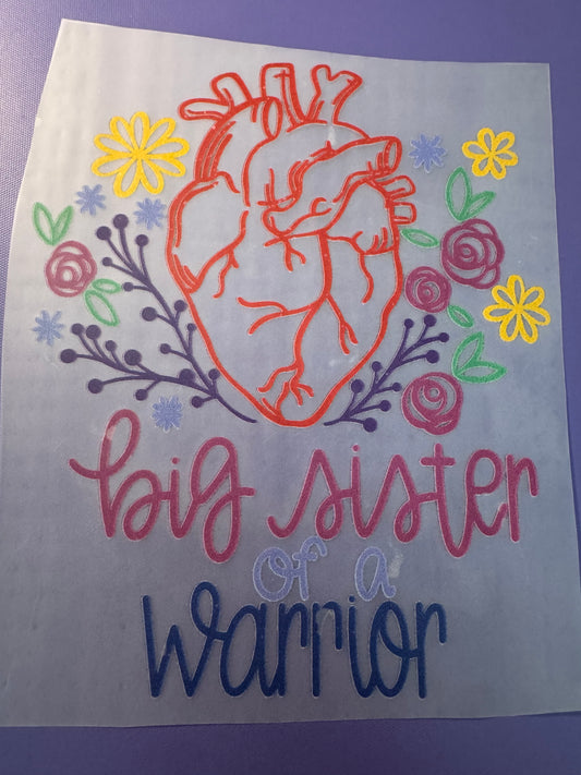 Toddler: Big Sister Of a Warrior