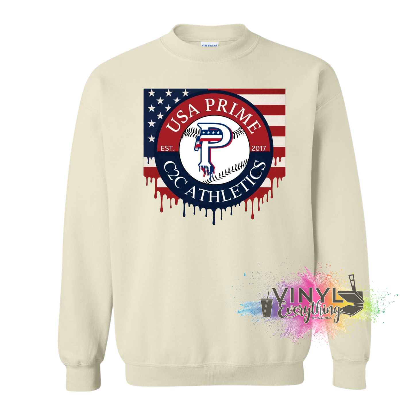 C2C Prime Drip Flag Sweatshirt/Hoodie