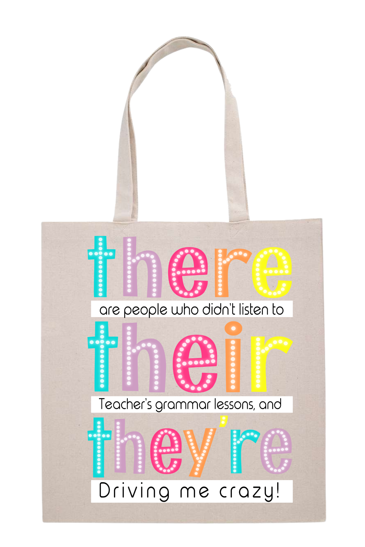 Funny Teacher Tote Bag