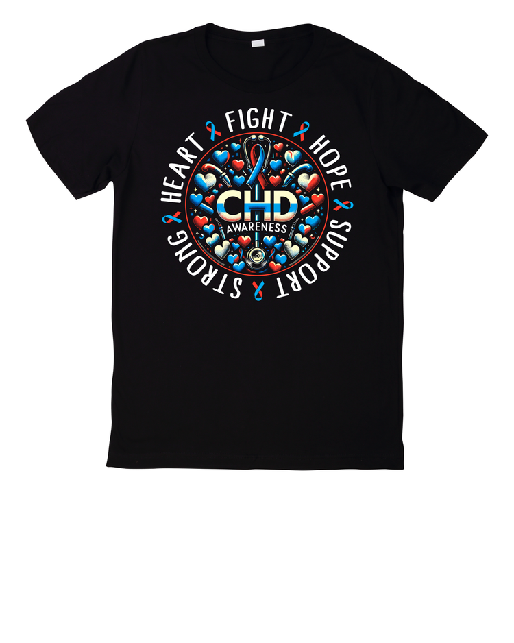 Strong Heart Fight Hope Support Tee - All Sizes