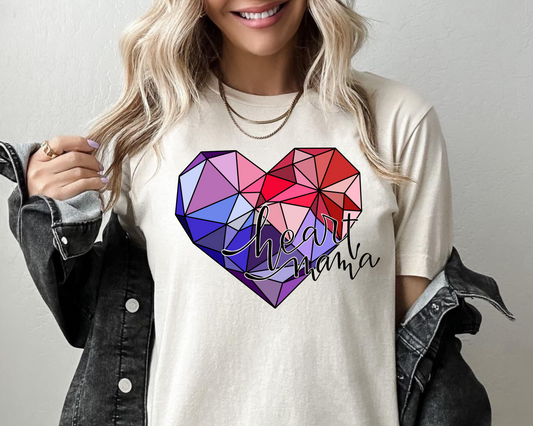 Heart Mama 3D Geometric Heart