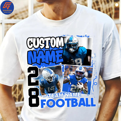 Custom Football Team Photo Apparel
