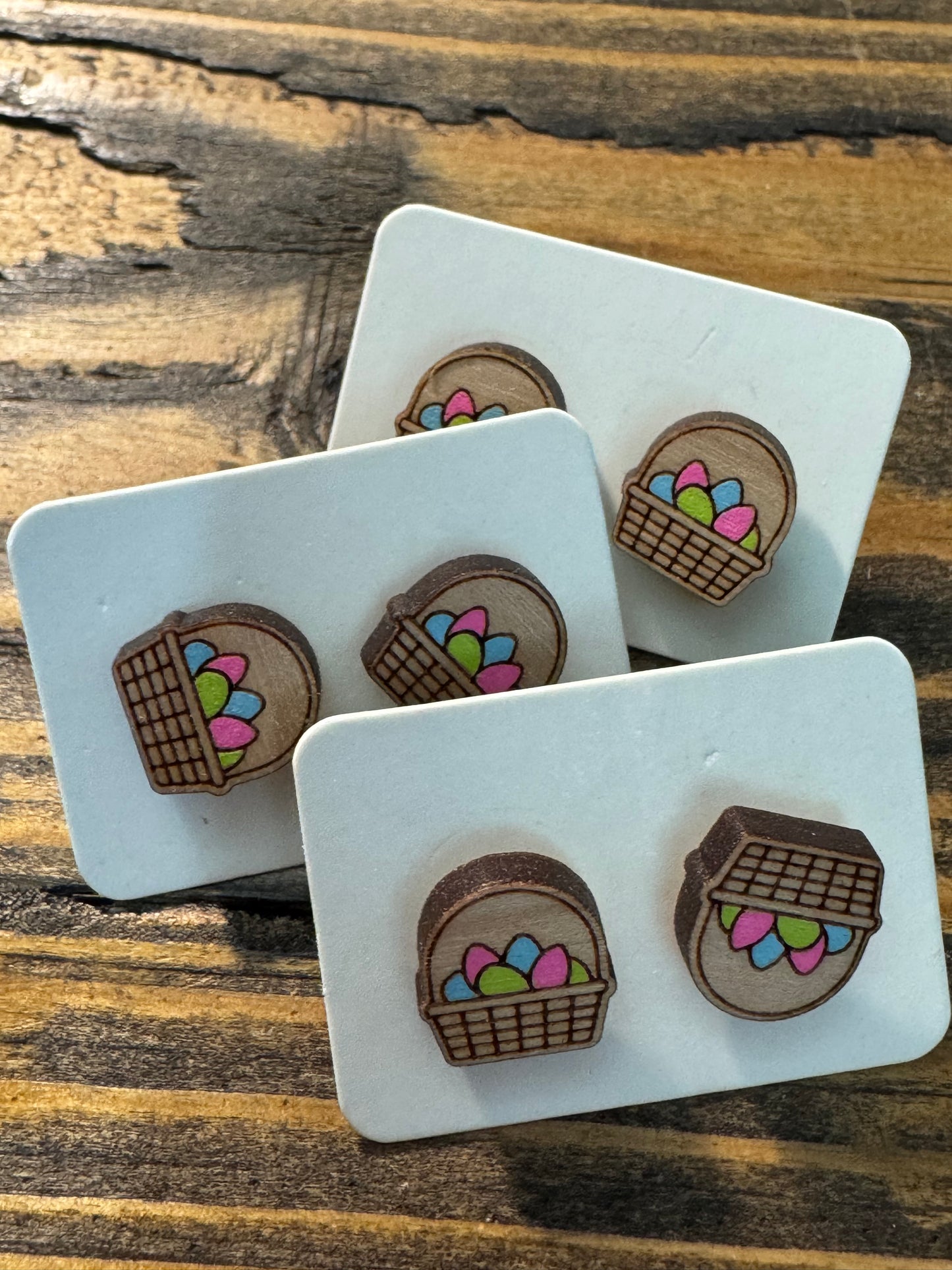 Earrings: Easter Baskets