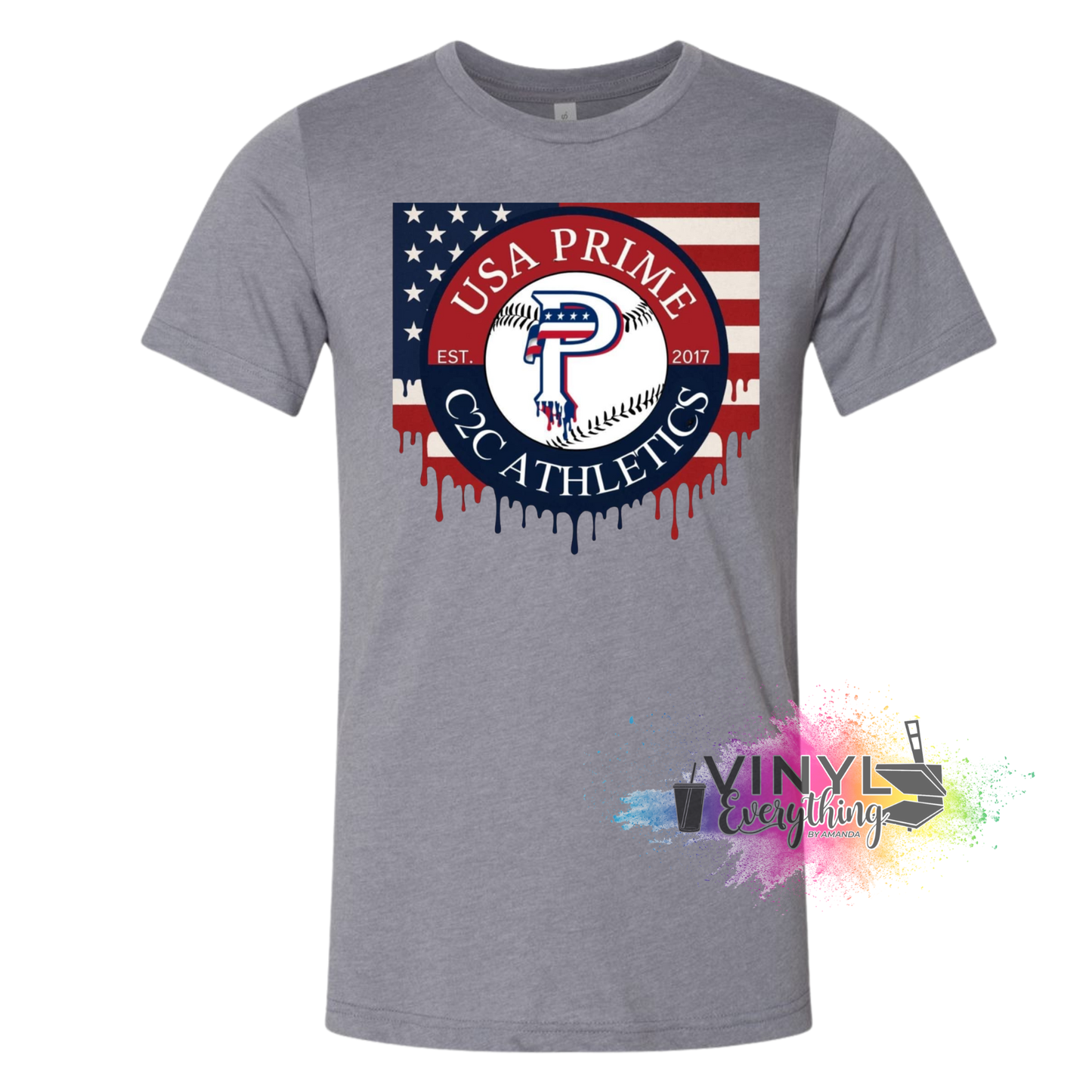 C2C Prime Drip Flag Tee