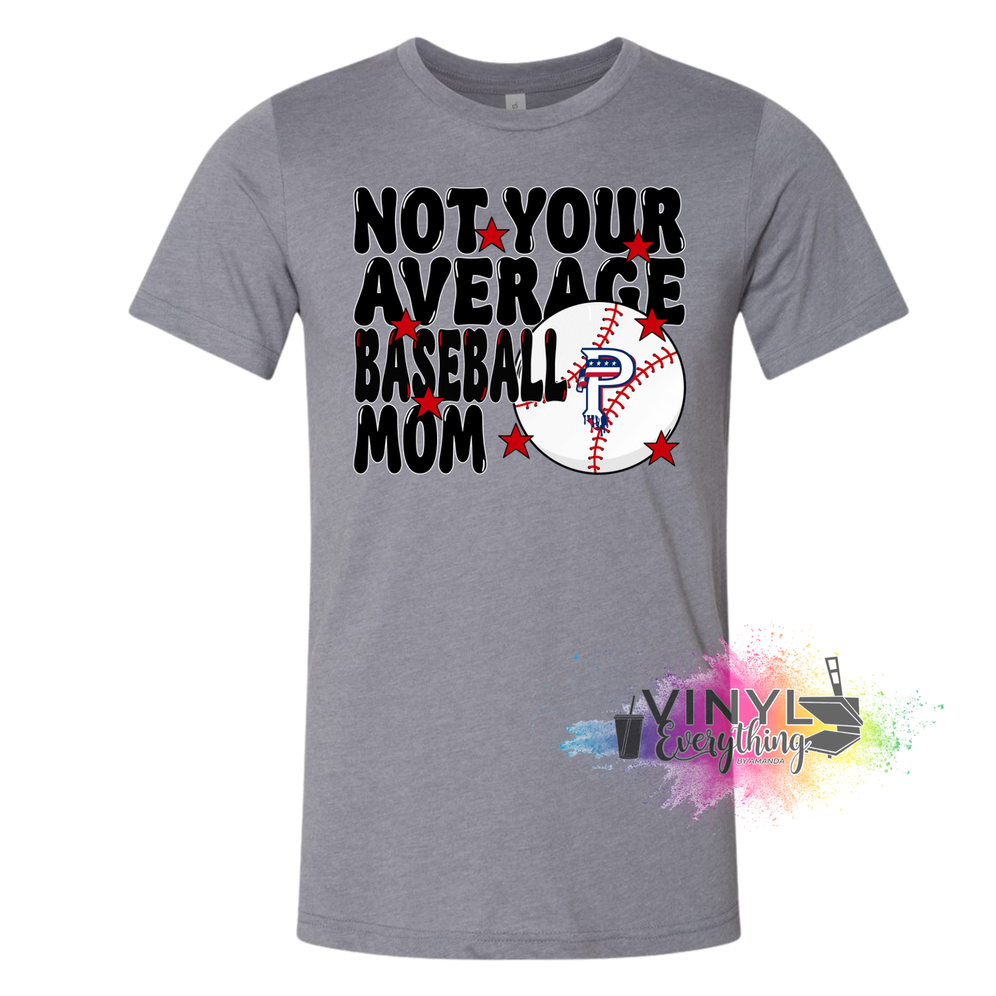 Not Your Average Prime Baseball Mom Tee