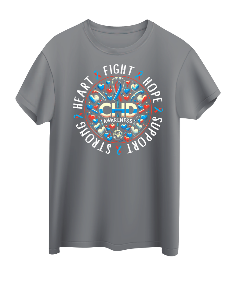 Strong Heart Fight Hope Support Tee - All Sizes