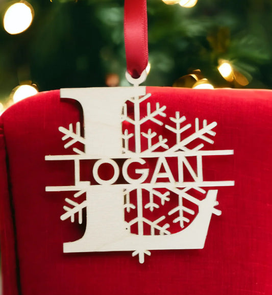 Snowflake Name Ornament