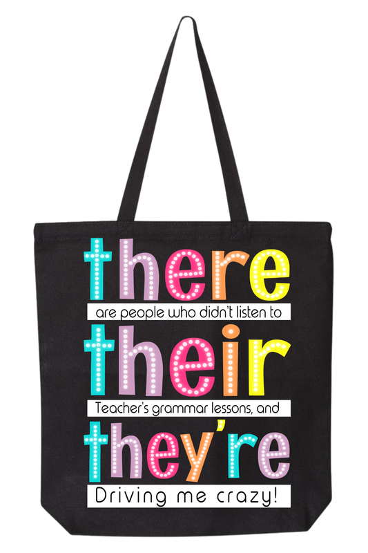 Funny Teacher Tote Bag