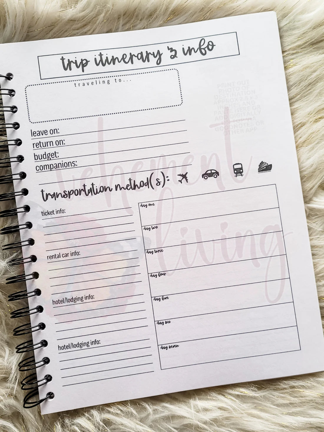 Travel Planner Log