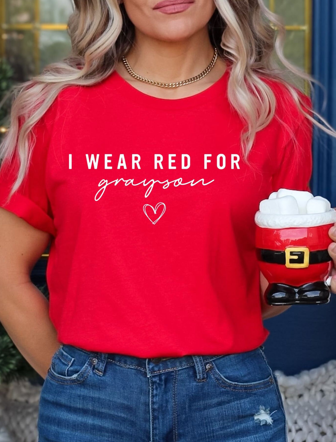 I Wear Red for- Kids