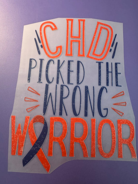Toddler: CHD Picked the Wrong Warrior